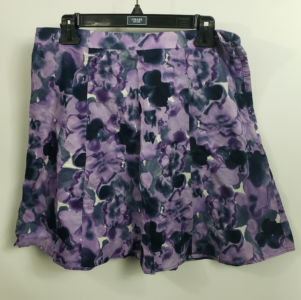 LOFT pretty floral skirt size 6